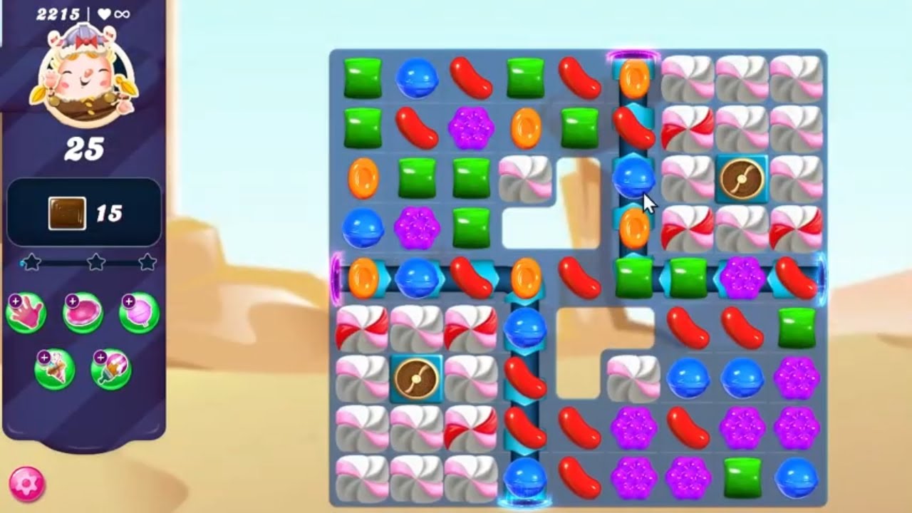 Candy Crush Saga LEVEL 2215 NO BOOSTERS