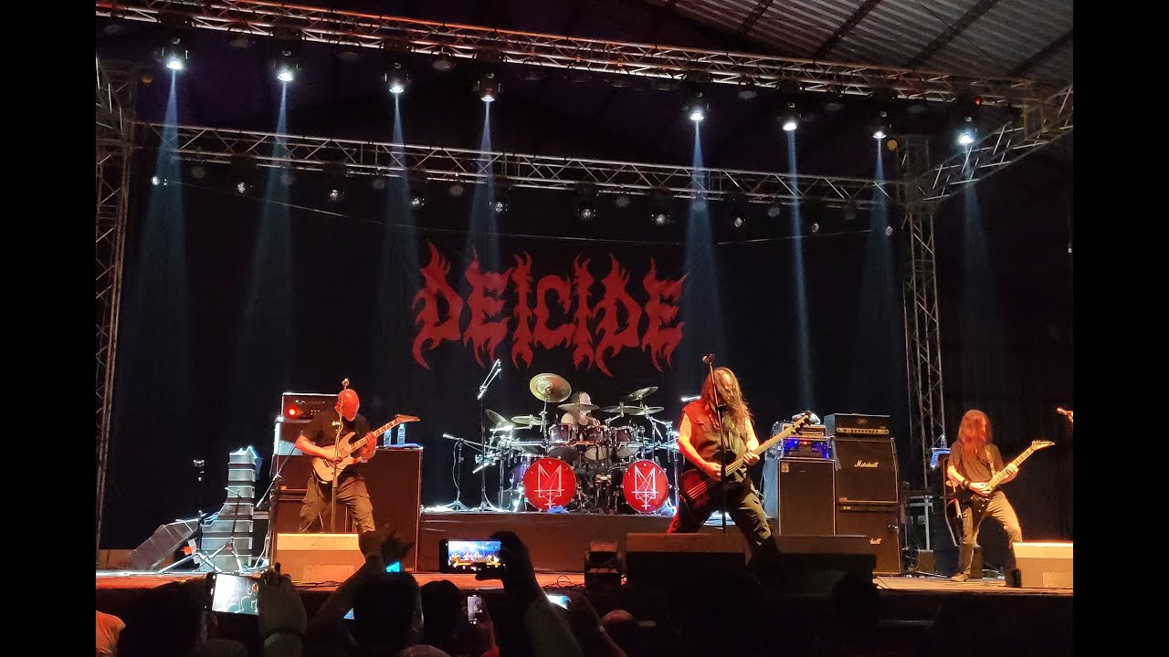 Deicide Live El Salvador 2023 / Sacrificial Suicide * Homage For Satan * Dead By Dawn