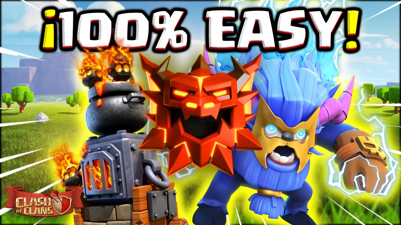 🔥 NUEVO Mejor Ataque f&aacute;cil para LEYENDA en Clash of Clans Th18