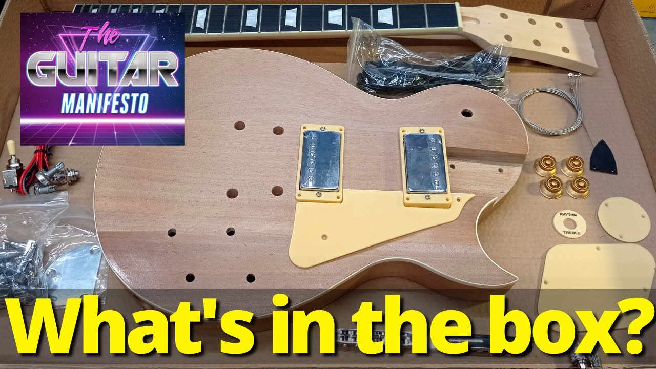 Unboxing Harley Benton SC Les Paul Kit Guitar and First Impressions