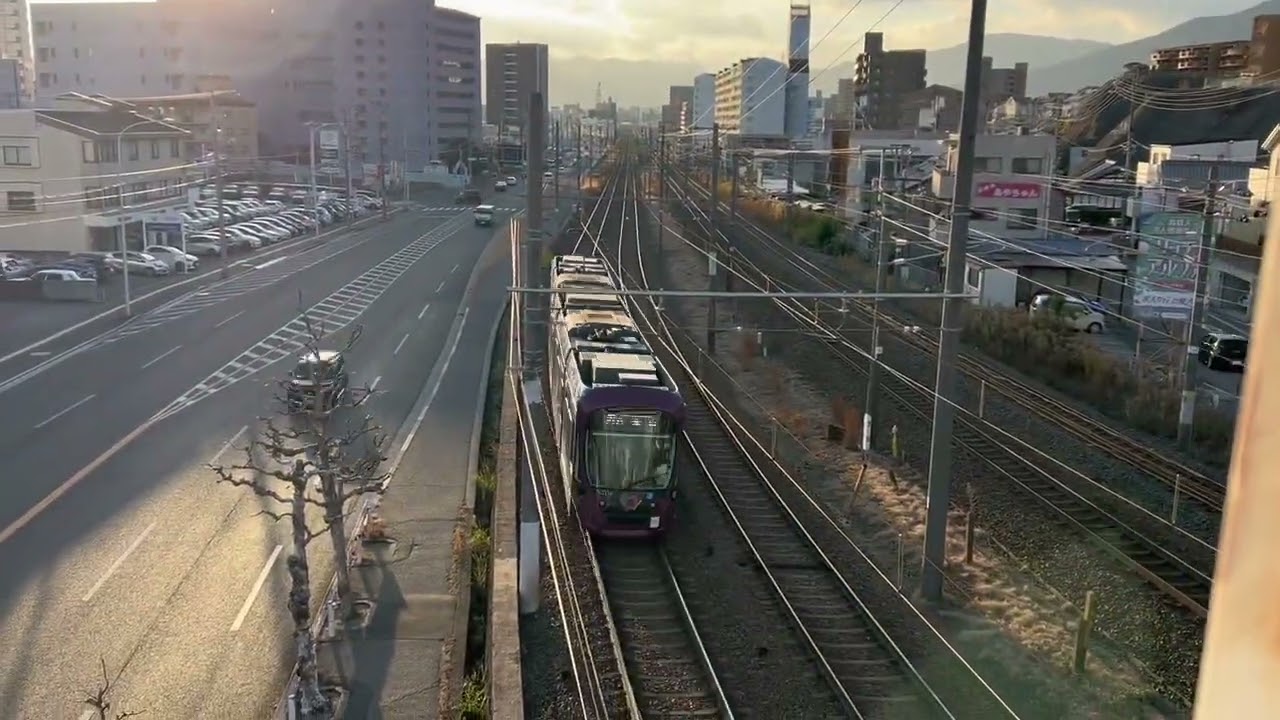 GreenMoverApex7周年#広電112周年#超低床車両#バリアフリー
