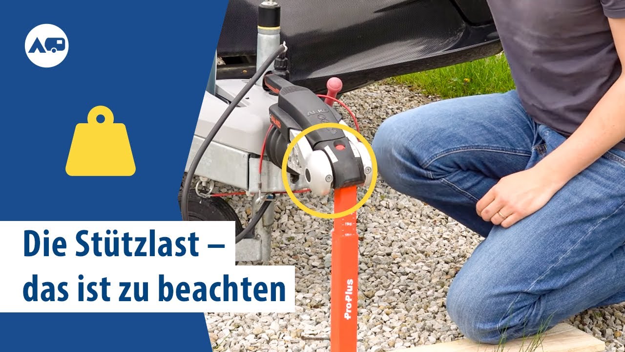 St&uuml;tzlast: Was beim Fahren mit Anh&auml;nger zu beachten ist
