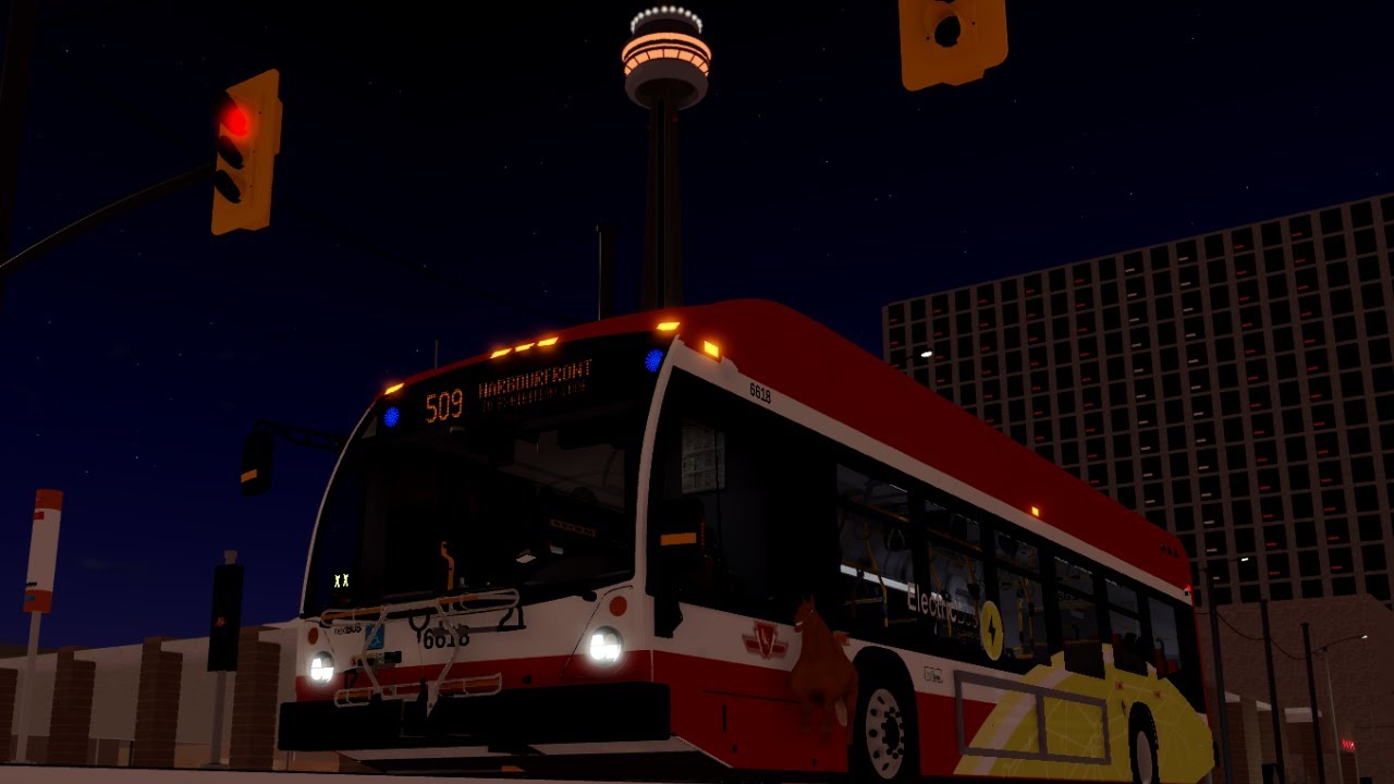 ROBLOX TTS Harbourfront Division | 2025 NovaBus LFSE+ Drive On The 509 Harbourfront
