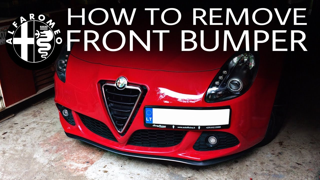How to remove front bumper - Alfa Romeo Giulietta