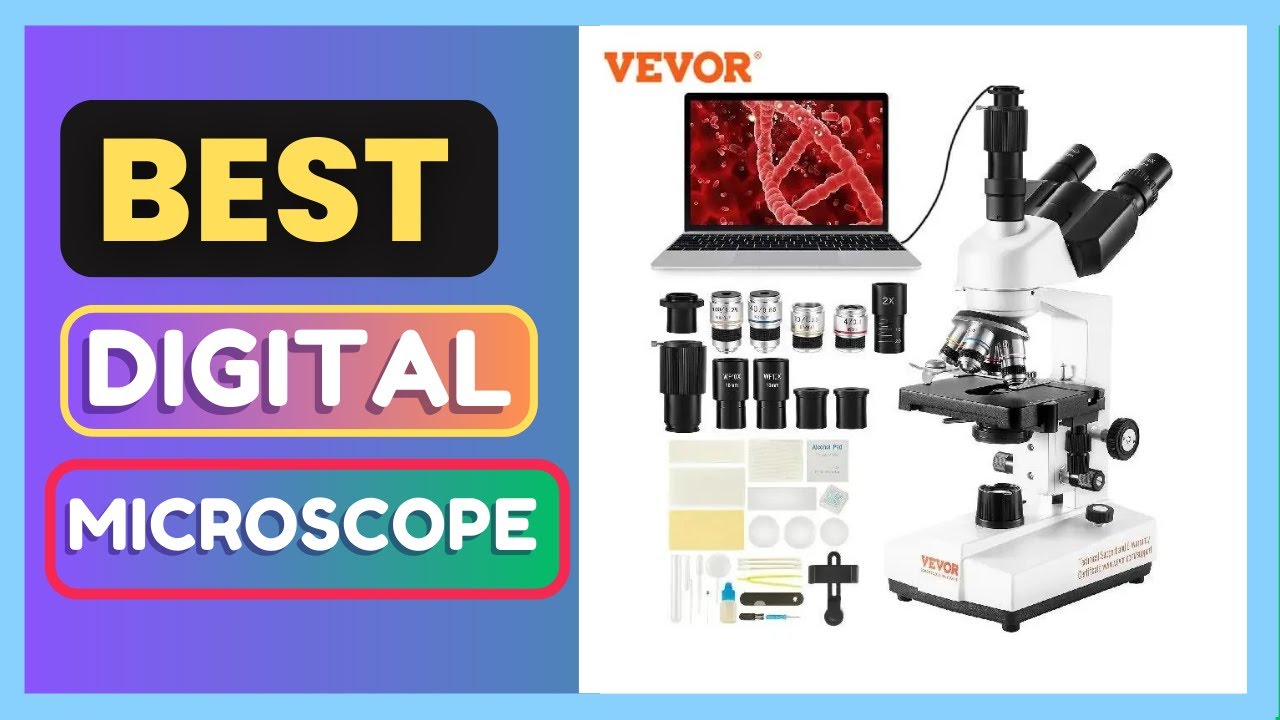 Best VEVOR Compound Trinocular Microscope 40X-2500/40X-5000X