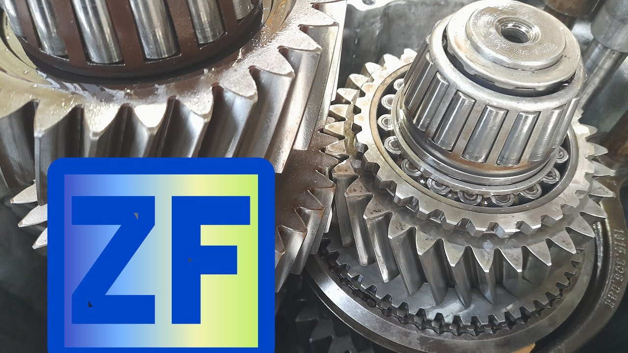 مونتاژ رابط و برنجی, ده تیکه, دنده یک و دو گیربکس ZF. gearbox  16s. 221