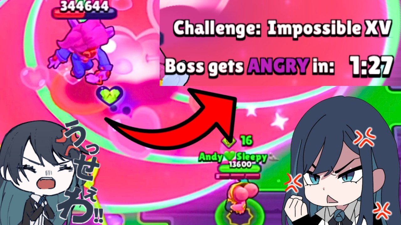 💘 brawl stars insane 16 angelo boss 💀⚠️do not attempt⚠️