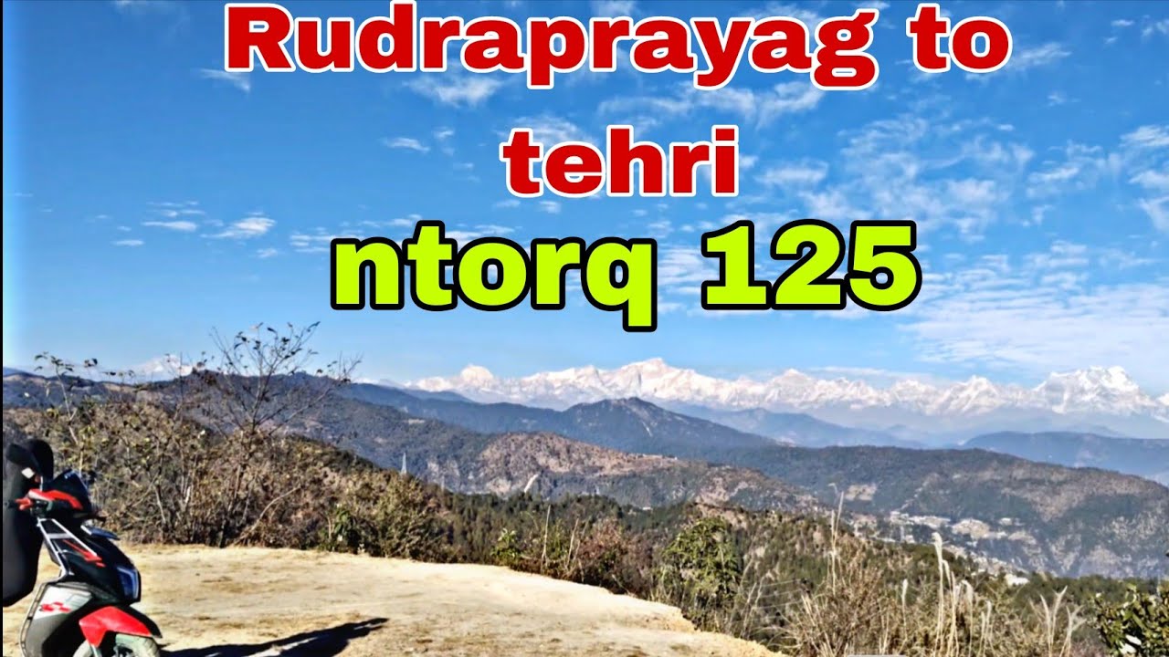 subah subah Rudraprayag se Tehri || ntorq 125 || chirbitiya Himalayas 😱🥶😍😍 #uttarakhand 2026
