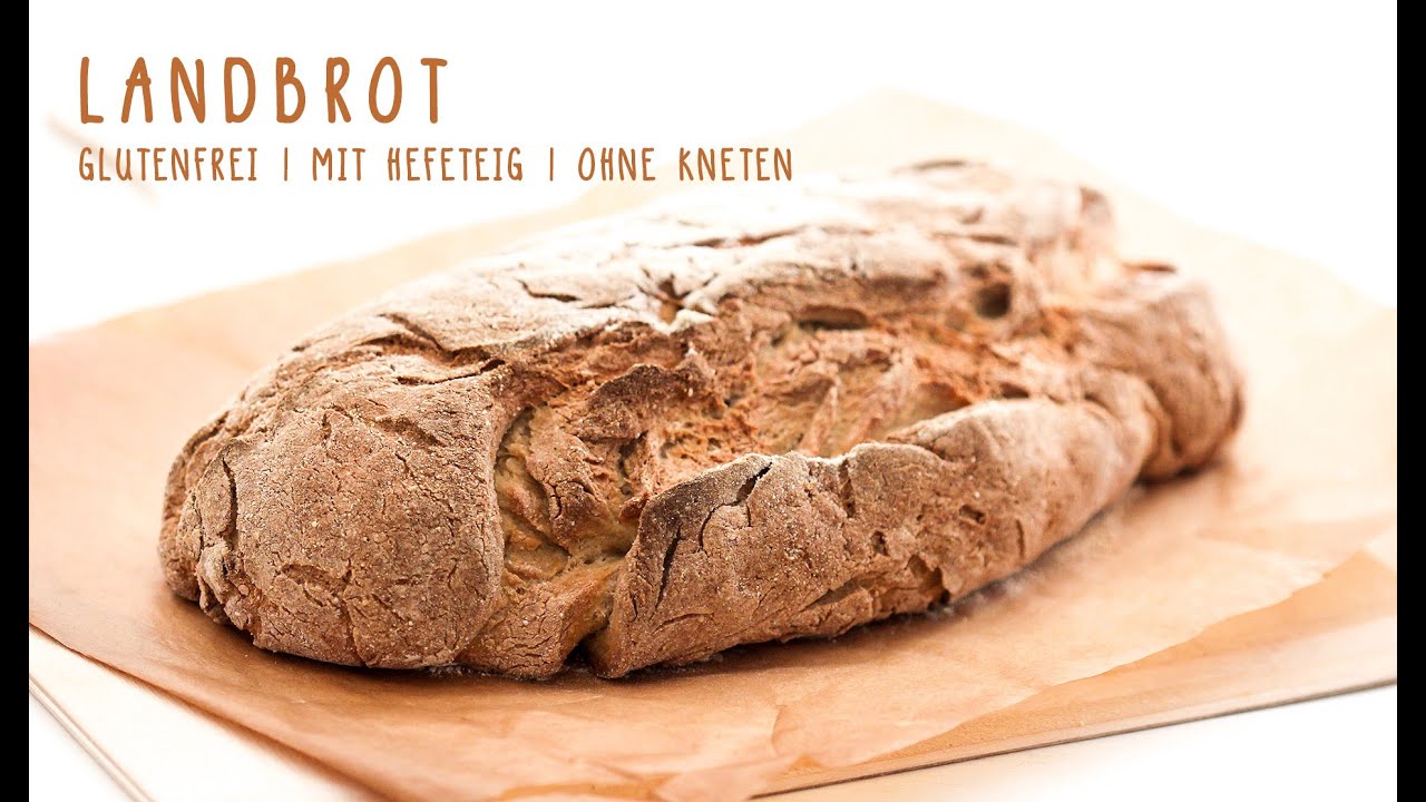 Landbrot glutenfrei, mit Hefeteig - gelingsichere Anleitung mit allen Einzelschritten