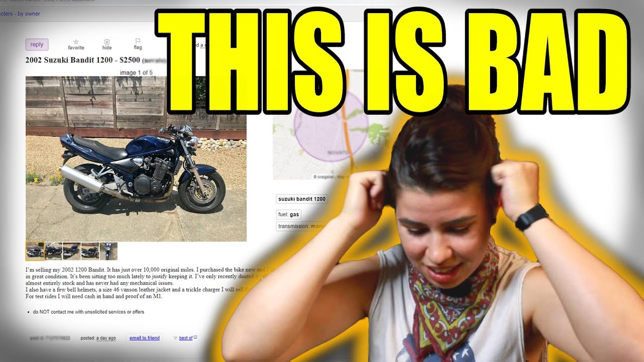 My WORST Craigslist experience ever (buying a motorcycle)