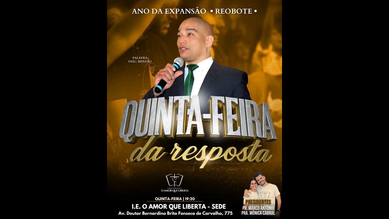Quinta-feira da Resposta #4 - 2026 - I.E. O Amor Que Liberta