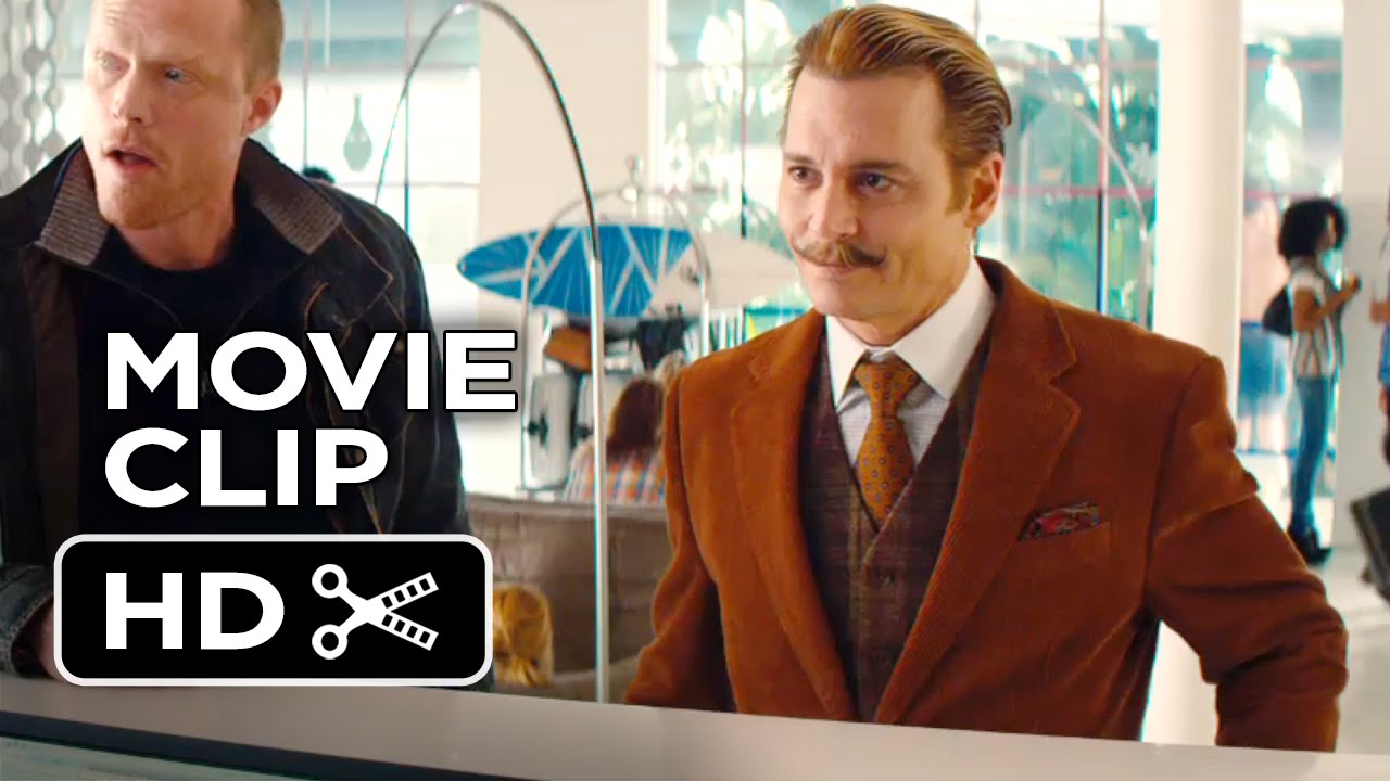 Mortdecai Movie CLIP - Checking In (2015) - Johnny Depp, Paul Bettany Movie HD