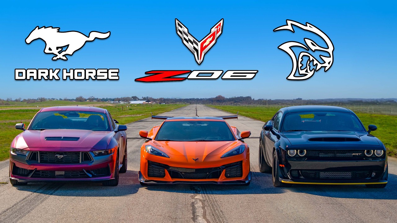 Siapa yang membuat V8 TERBAIK? DRAG RACE