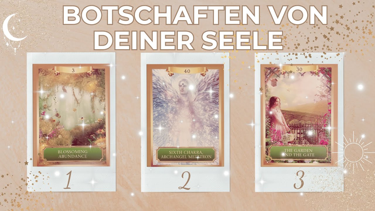 Botschaften von deiner Seele💎✨ Auswahlorakel - Wähle einen Stapel✨💎