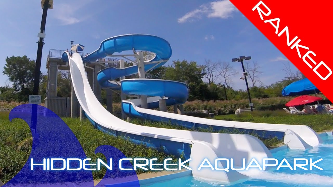 ALL WATERSLIDES at Hidden Creek Aquapark RANKED