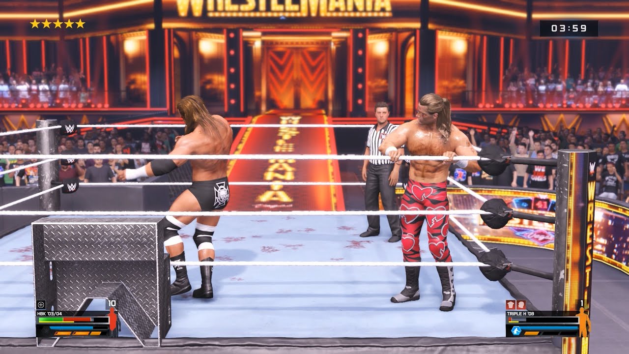 Shawn Michaels Vs Triple H - Iron Man Match - WWE 2K25 PC Gameplay (4K 60 FPS )