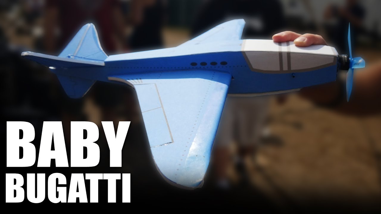 Fastest $1 Foamboard | BABY BUGATTI
