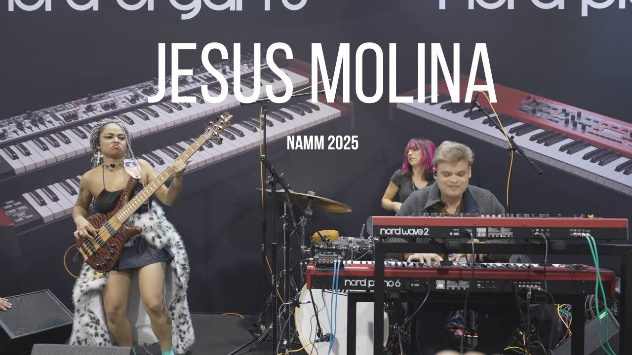 JESUS MOLINA NAMM 2025 PERFORMANCE AT NORD BOOTH