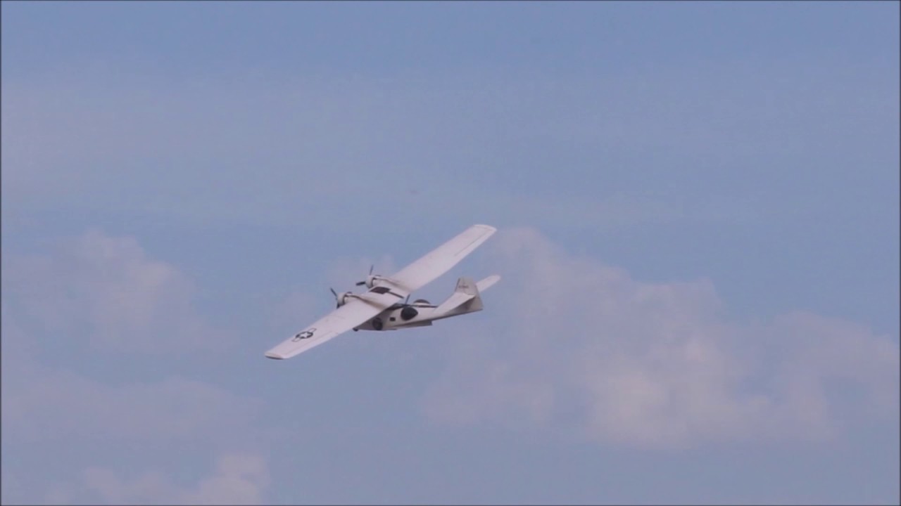 011. Consolidated PBY-5A Catalina flying boat G-PBYA Miss Pick Up display at IWM Duxford Air Show