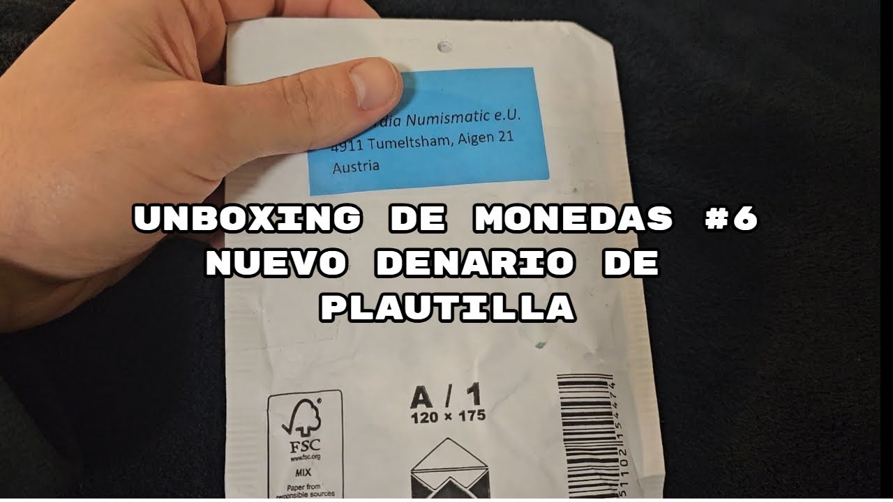 Unboxing de monedas #6. Nuevo denario de Plautilla
