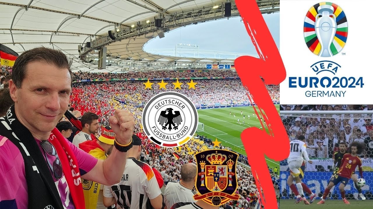 Deutschland - Spanien | Skandal in Stuttgart?!😡 | Euro 24 Stadionvlog⚽️ | MHP Arena explodiert😱