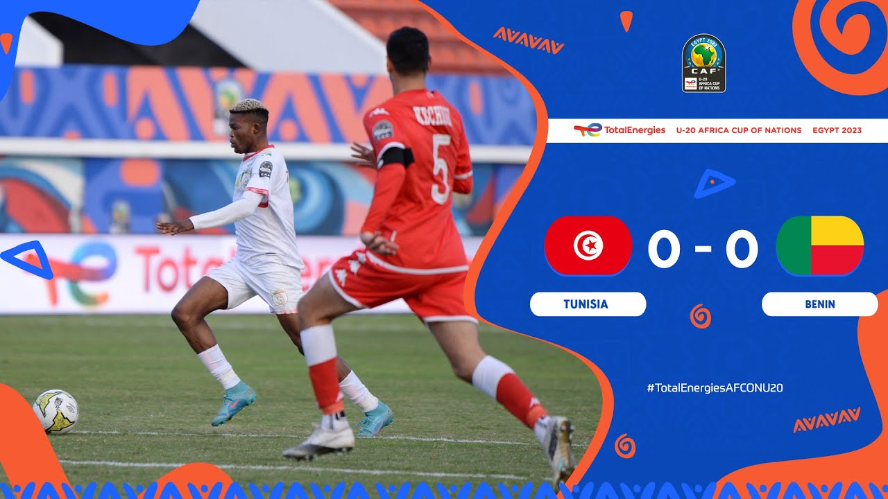 Tunisia 🆚 Benin Highlights - #TotalEnergiesAFCONU20 group stage - MD2