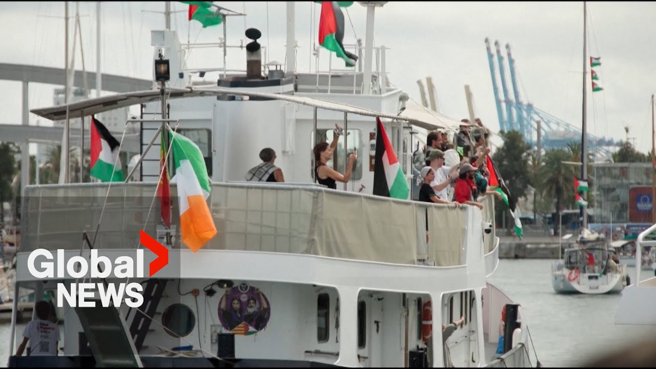 Aid Flotilla sets sail to Gaza after storm delay