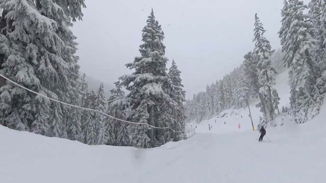 Snowboarding at Cypress Mountain Collins #snowboarding #cypressmountain #snowday #snowdayvibes