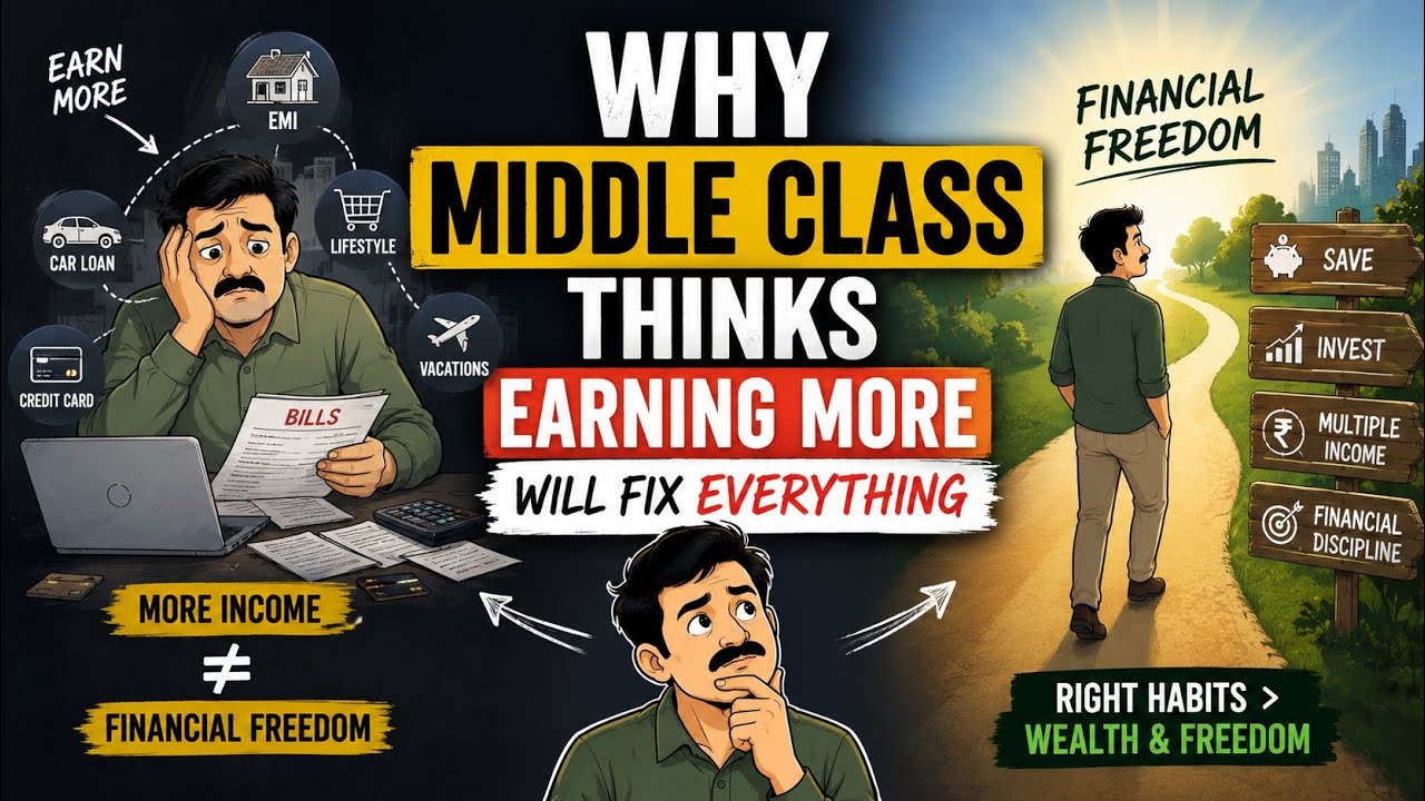 Why Middle Class Stays Poor Even After Earning More | Money Trap Explained
