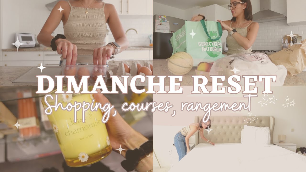 ROUTINE DU DIMANCHE | MOTIVATION • RETOUR DE COURSES • RANGEMENT