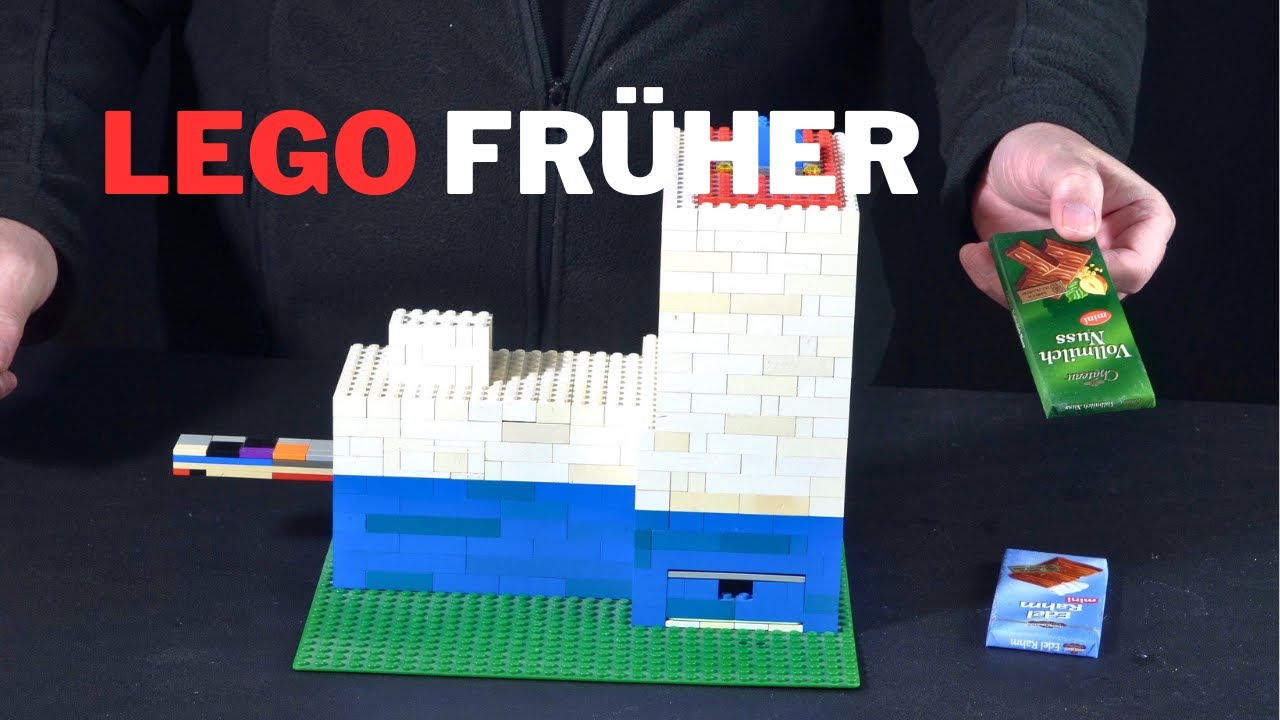 Freies Spielen mit Lego: Warum früher mehr möglich war. Schokoladenautomat mit Standardsteinen