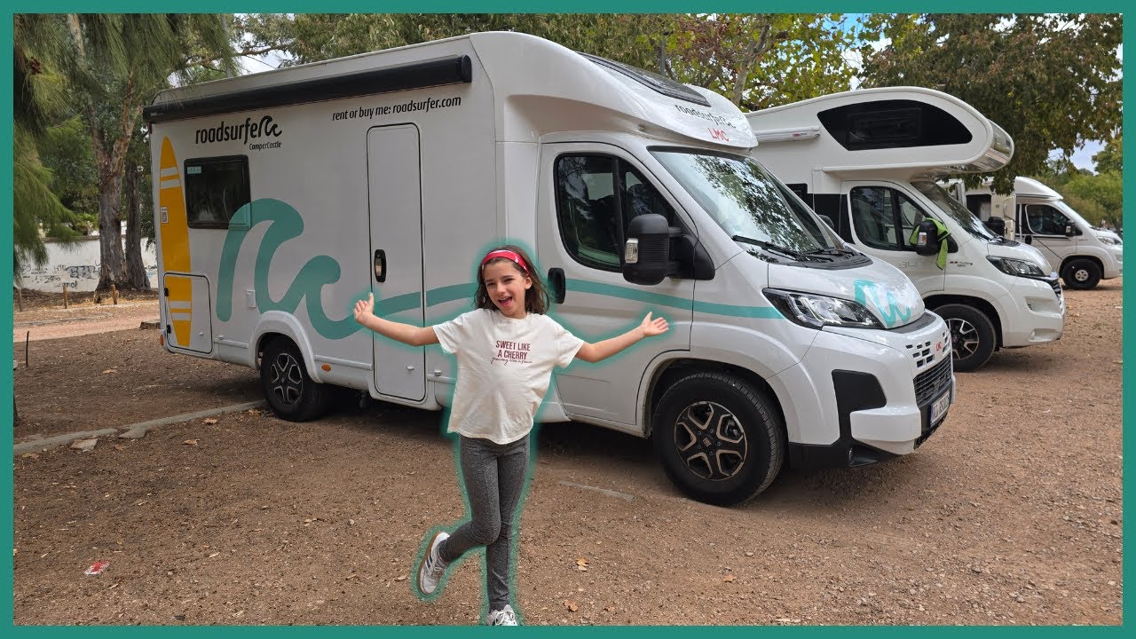 COMO É UM MOTORHOME POR DENTRO - A Babi te mostra tudo do motorhome alugado na Espanha!