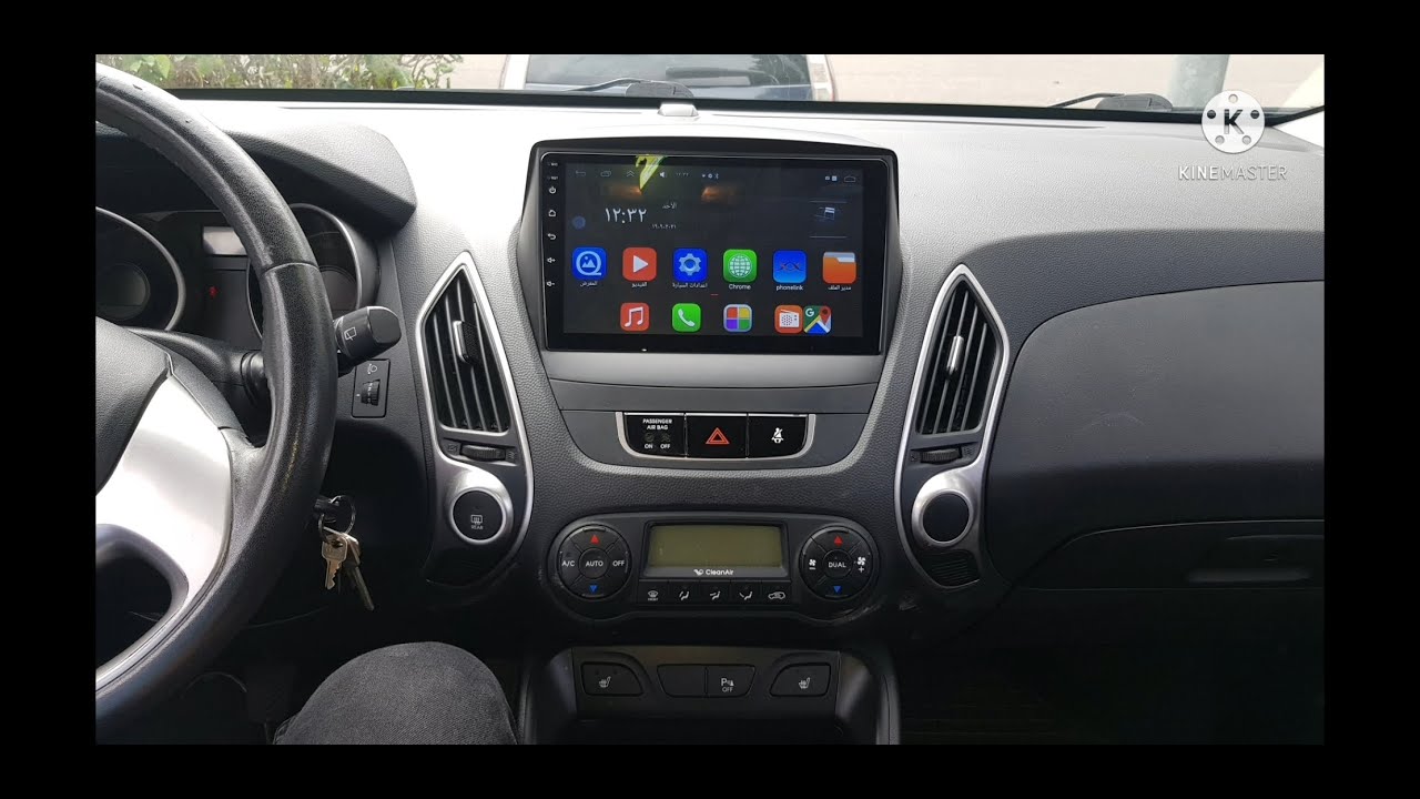 Hyundai IX 35 android radio تركيب شاشة اندرويد هيونداي اي اكس 35