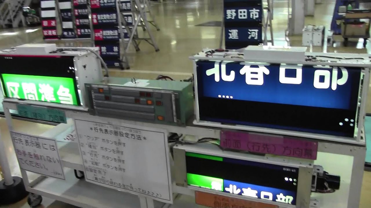 東武ファンフェスタ2015 行先表示体験(方向幕版)