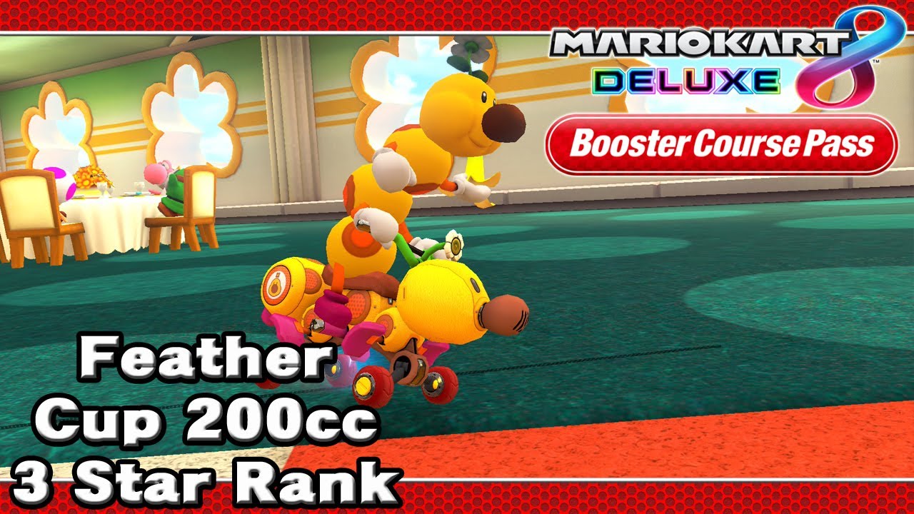 Mario Kart 8: Deluxe Booster Course Pass DLC (Feather Cup 200cc | 3 Star Rank)