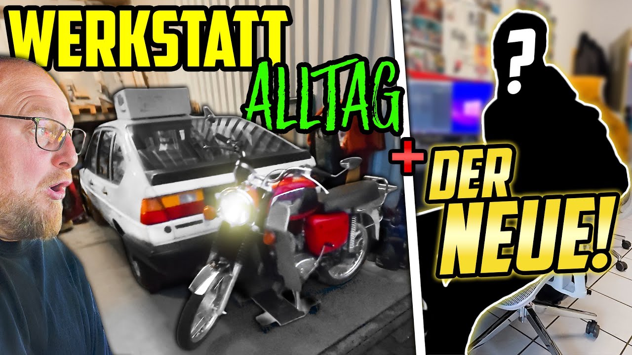 NEUE IDEEN & NEUER MITARBEITER! - Werkstattalltag Halle77 - Marco nimmt EUCH mit!