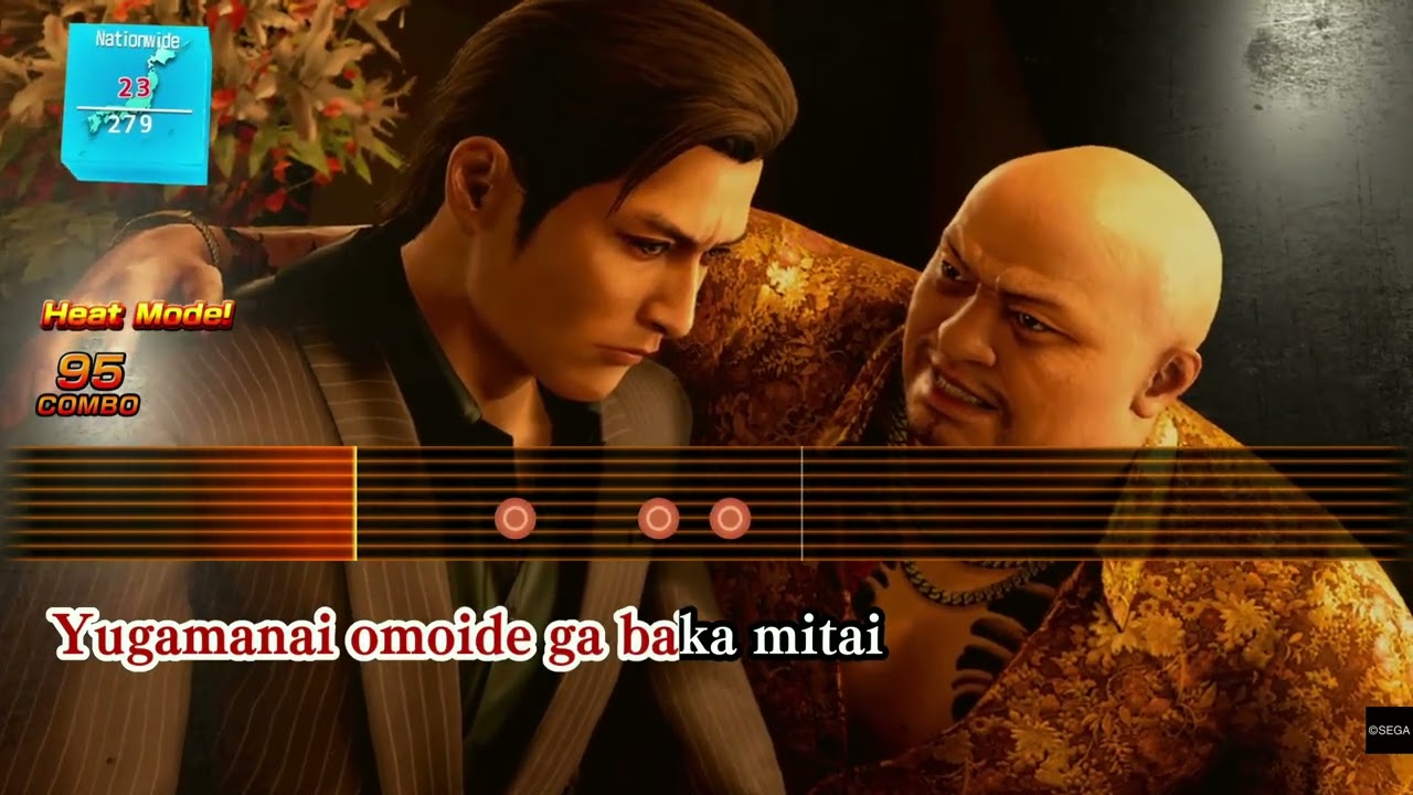 Mandatory Baka Mitai karaoke session. / 龍が如く 極3 カラオケ