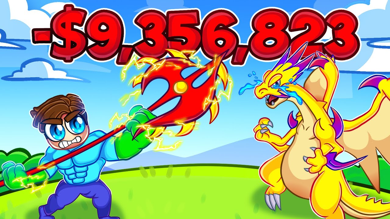 Я потратил 9 356 823 долларов, чтобы стать лучшим игроком в ROBLOX Fighting Legends
