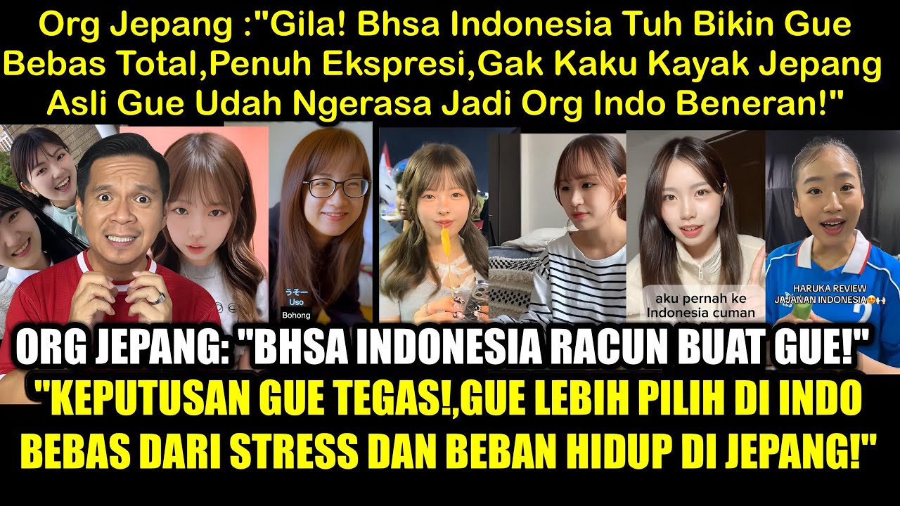 Org Jepang Ngerasa 'Hidup' Saat Pake Bahasa Indonesia daripada Bahasa Jepang! Gue indo Jepang   Yah!