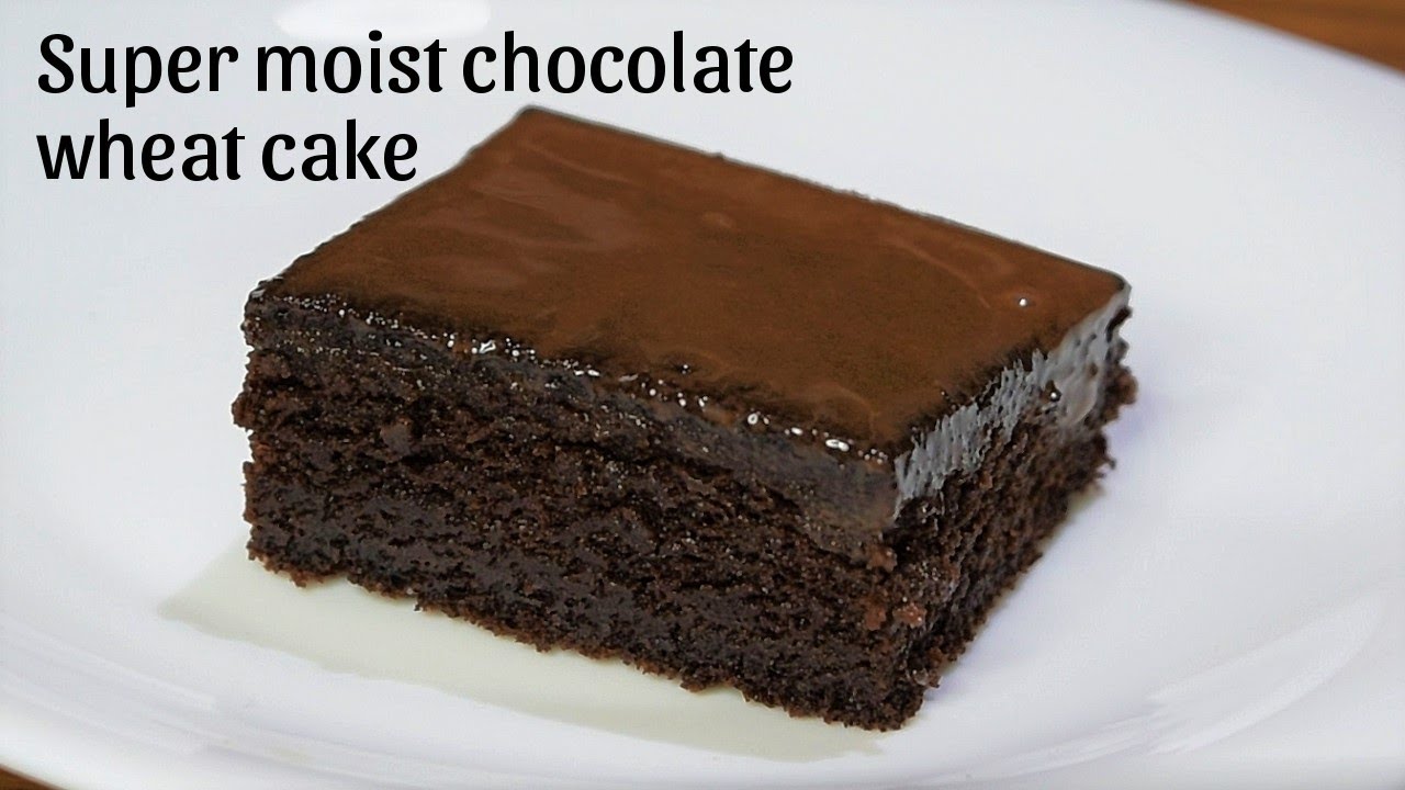 Super Moist Eggless Chocolate Wheat Cake #chocoate cake