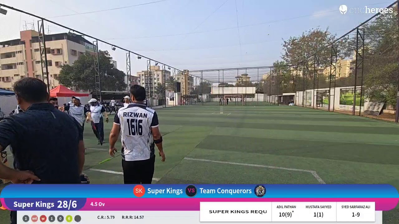 Team Conquerors vs Super Kings live cricket match | Euphoria Premier League 5 live - Parge Ground P