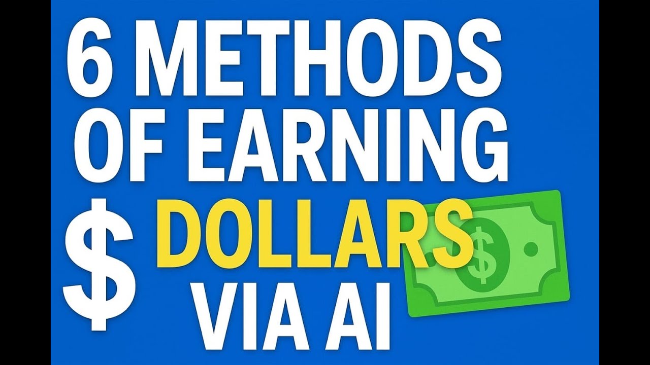 6 Proven Ways to Earn Dollars Online Using AI | Make Money with Artificial Intelligence
