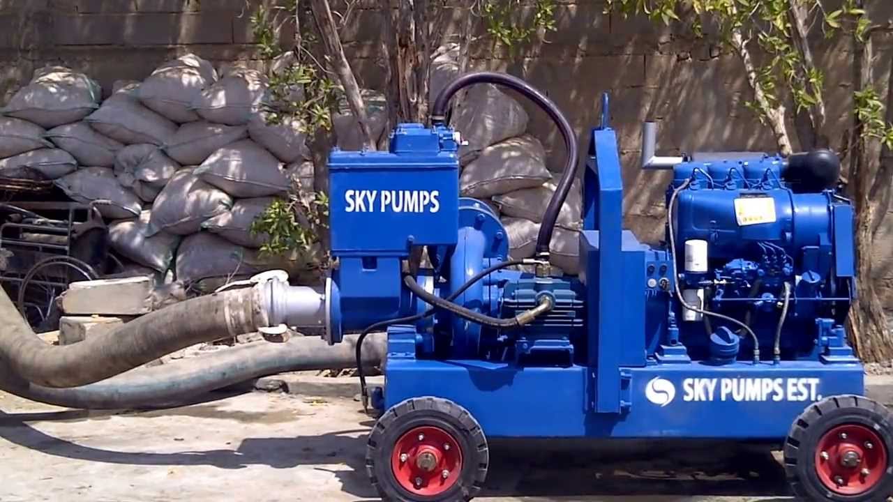 Sky Dewatering Pump in Action
