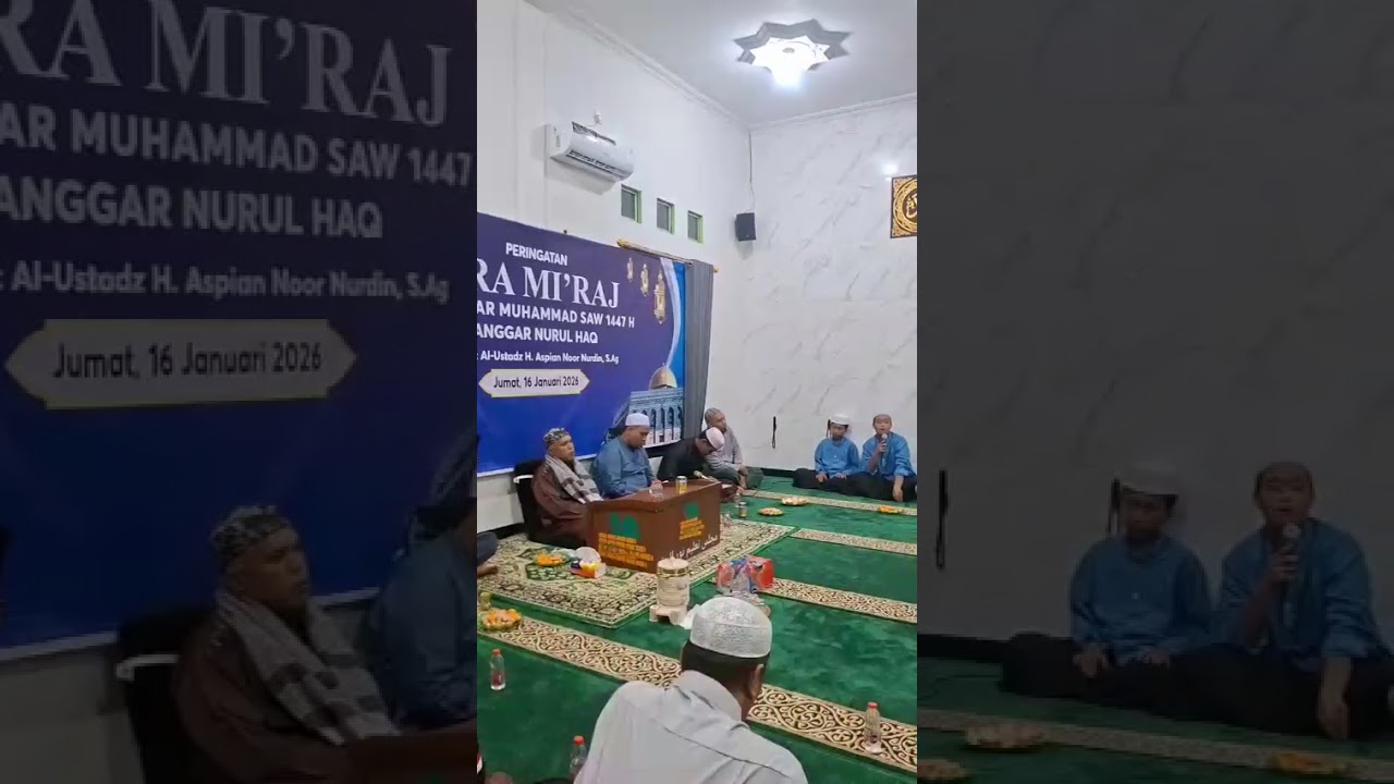 Peringatan Isra Miraj di Mushola Nurul Haq (Habsy Asy syauqi Junior)