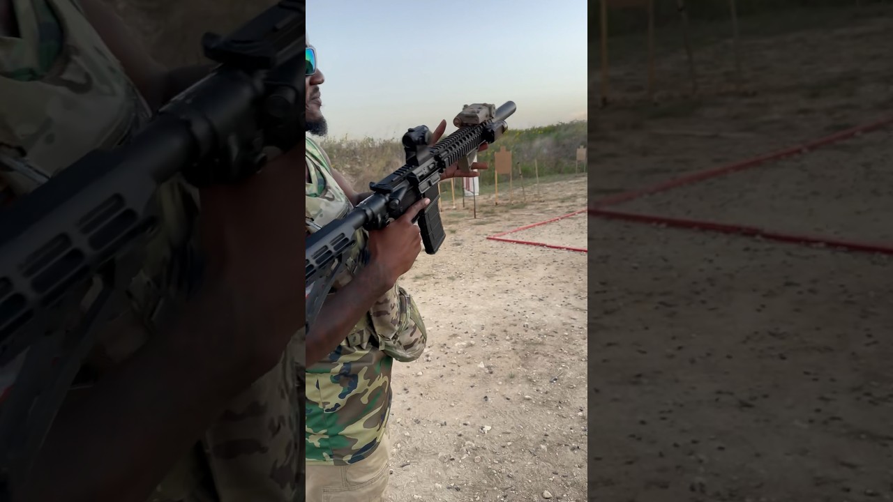 ActionUnion Peq-15 Airsoft Laser On A Mk18 🫣    #tylerjamalshoots #peq15 #airsoft