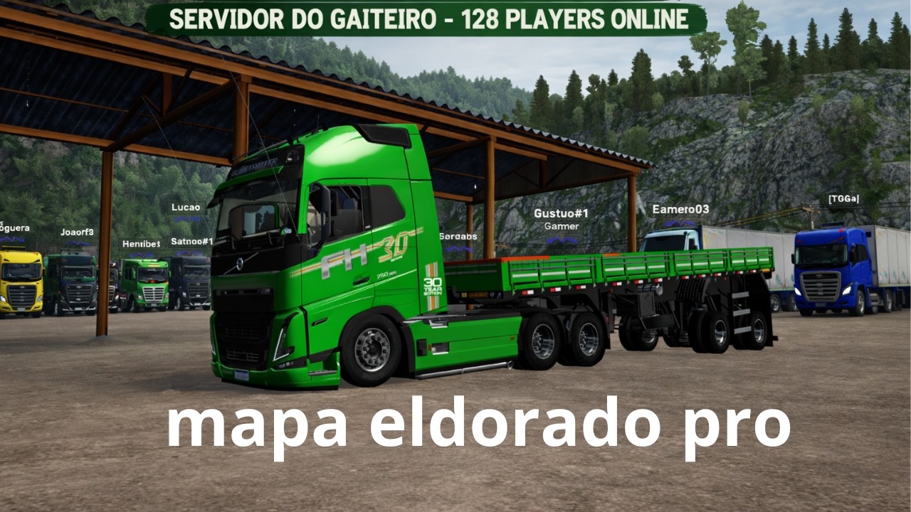 🔴 AO VIVO AGORA! 128 PLAYERS NO MAPA ELDORADO PRO 🚛🔥 | Servidor do Gaiteiro LOTADO!