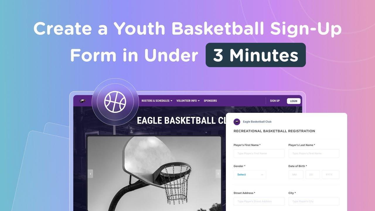 Create a Youth Basketball Sign-Up Form in Under 3 Minutes 🏀