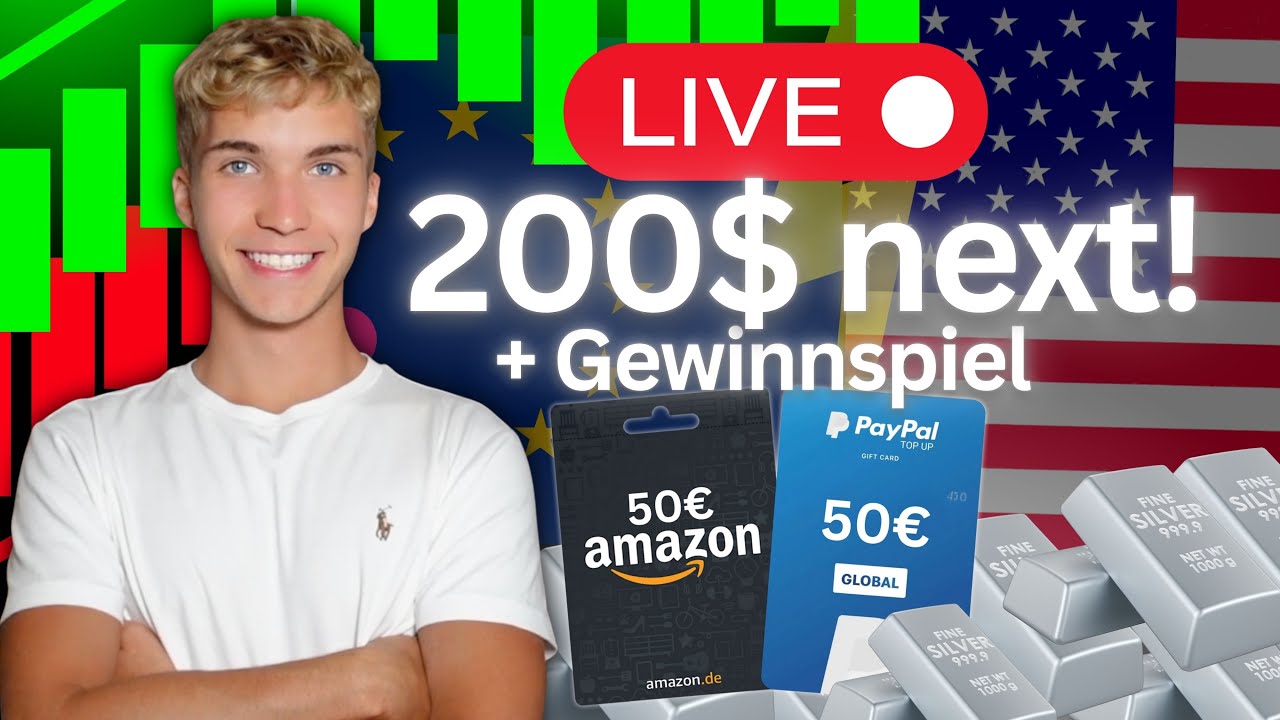 🚨SILBER: Wir gehen auf 200$ - Live Trading!🟢