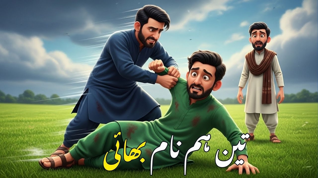 تین ہم نام بھائی-Story that will touch your heart- 3D Animaiton Story