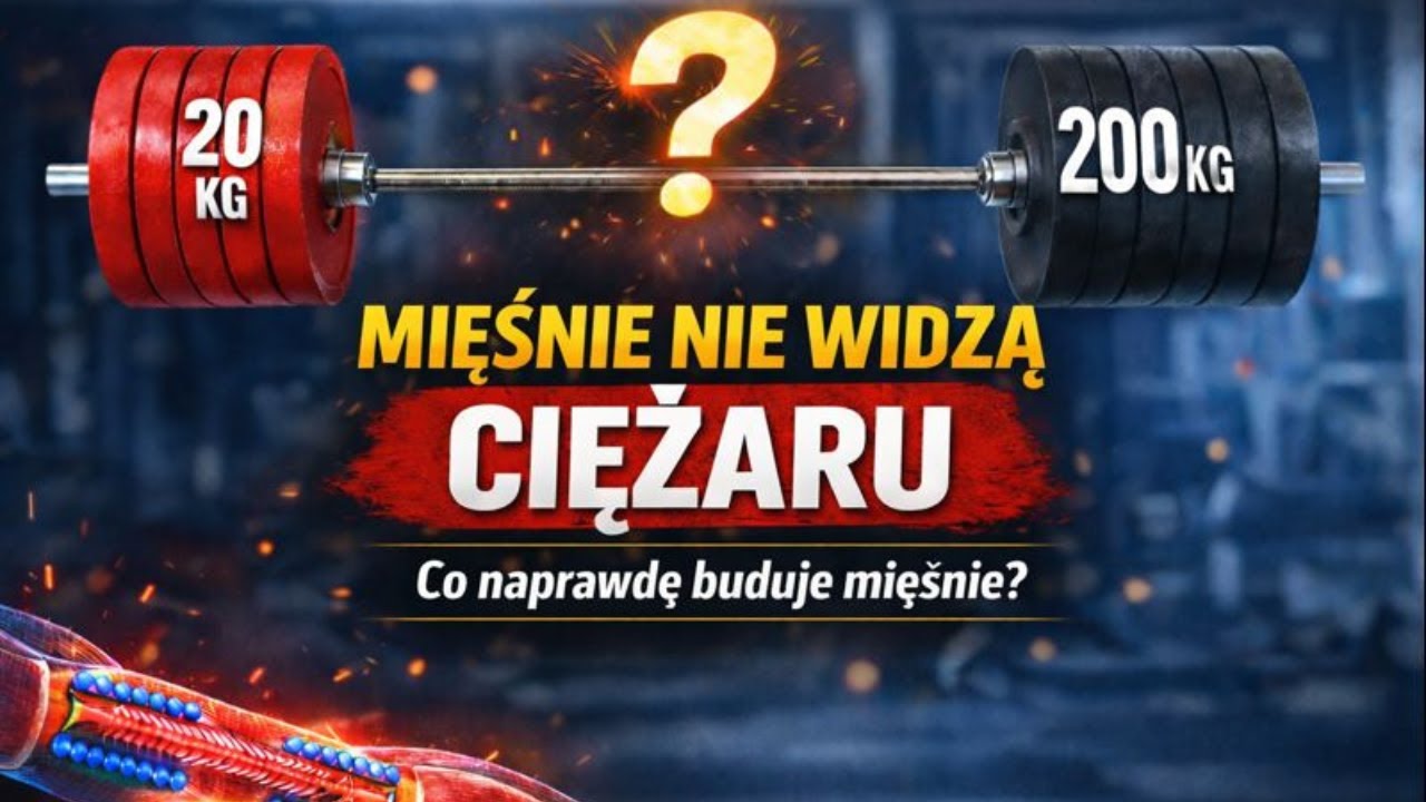 Mięśnie nie widzą ciężaru: co naprawdę buduje hipertrofię?